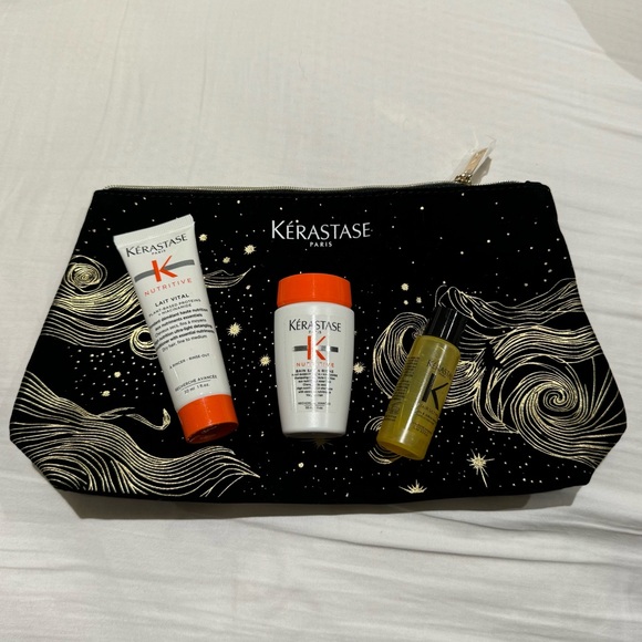 NEW Kerastase Travel Kit with Pouch - Picture 2 of 2